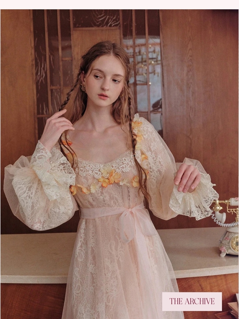 Lacemade Orange Sunset & Ocean Dress